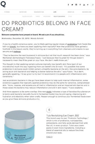 Do Probiotics Belong In Face Cream? - Q Equinox